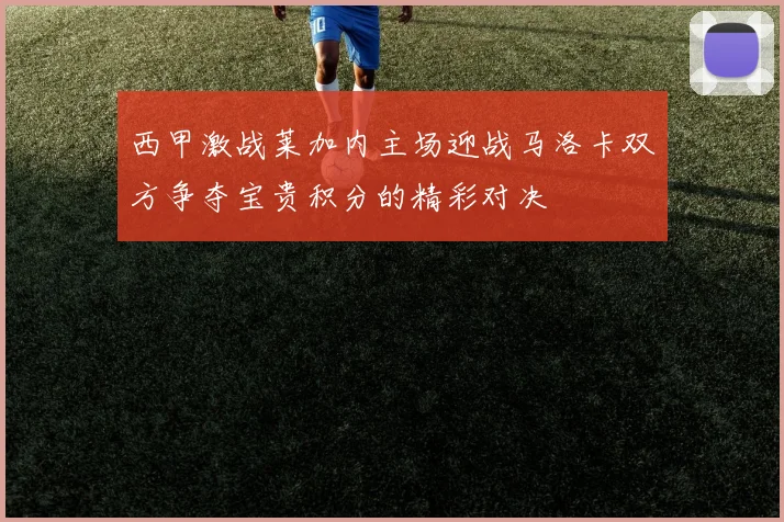 西甲激战莱加内主场迎战马洛卡双方争夺宝贵积分的精彩对决